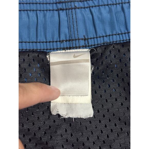 Vintage Nike Silver Tab Striped Swimming Trunks Swim Shorts Summer - Men XXL 2XL - Picture 3 of 8